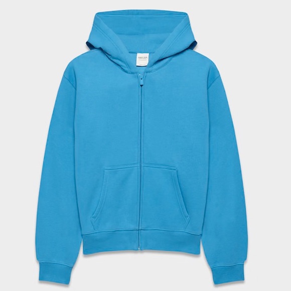 M - Aritzia Perfect Fit Sweatfleece electric blue - Picture 9 of 10